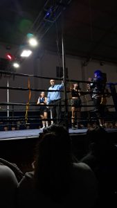 El debut de Ana María Zarandón fue en una pelea a cuatro rounds