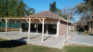 Así luce el nuevo quincho del Club 25 de Mayo