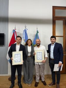 Recibimiento en la Municipalidad de Venado Tuerto