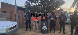 Foto de los primeros allanamientos realizados en julio de 2025