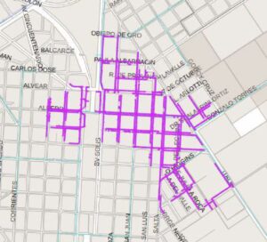 Mapa corte del domingo