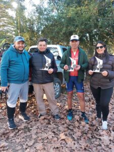 Equipo RURACAN: de izquierda a derecha, Gonzalo Riera (Fotógrafo), Walter Gómez, Raúl Canavesio y Andréa Ponce De León