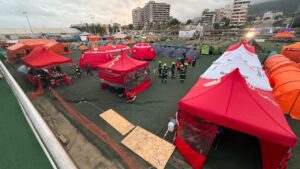 Las instalaciones con medios autosuficientes para agua, comida, descanso y disposición de residuos